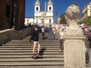HO on Spanish Steps SM